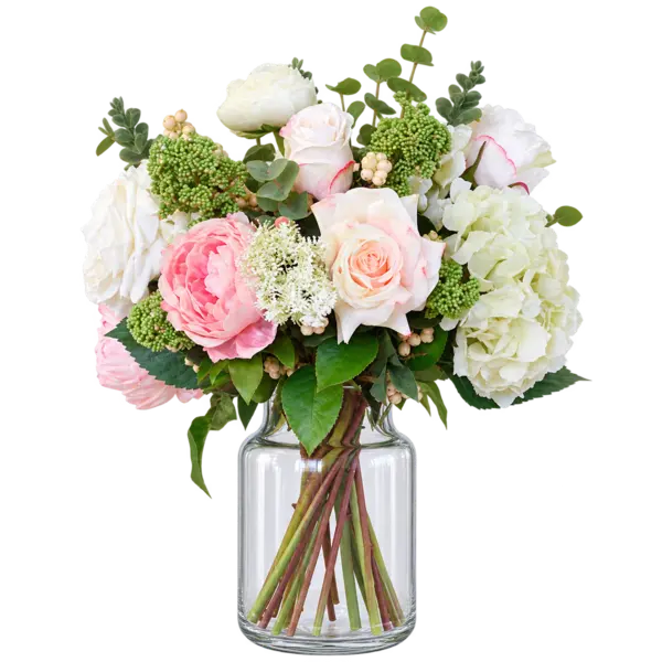 فازة وباقة ورد من Afnan Flowers